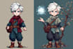 create pixel art characters
