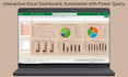 create an interactive excel dashboard with power query automation