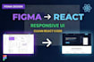 convert figma design to react js with tailwind css