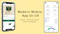 design professional mobile app UI UX in figma