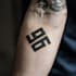 old school tattoo logo design