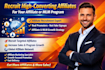 recruit high converting affiliates and promote your affiliate or mlm program