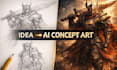 create unique ai concept art from your photo or idea
