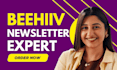 setup beehiiv newsletter and beehive landing page