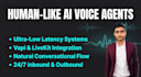 develop ai voice agents with vapi, livekit, fastapi