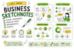 draw business sketchnotes, visual summaries, process maps, infographics doodle