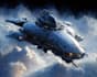 illustrate a spaceships and sci fi vehicles