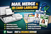 do professional mail merge and automated label generation from your data