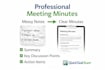 turn messy meeting notes into clear professional meeting minutes