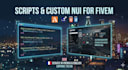 develop and fix fivem scripts with lua and custom nui