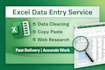 do fast and accurate excel data entry, data cleaning, copy paste work
