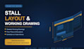 create exhibition stall drawings for fabrication