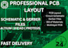 design professional pcb layout and schematic