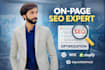 provide complete onpage SEO for wordpress shopify wix websites