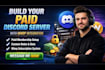 set up a paid membership discord server with whop integration