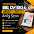 write your website content, caption and bios