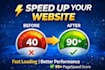 fix your website speed and improve core web vitals