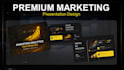 design a premium marketing presentation in powerpoint