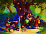 create professional travel theme children book illustration