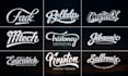 create modern handwritten, script, calligraphy logo