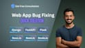 fix website bugs, debugging, react bug fixing, and django bug fix