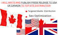 do UK, USA press release writing with press release distribution canadian PR