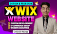 build wix website design, wix website redesign, wix ecommerce, wix studio