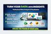 do professional data analysis using excel, python, power bi, tableau
