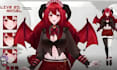 design and rig live2d vtuber model 2d vtuber avatar for anime vtuber model
