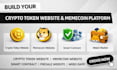 create, clone, crypto token website, memecoin website, presale ico website
