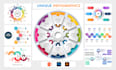 create professional infographic design flowchart roadmap