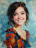 paint a portrait with oil painting