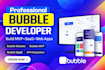 design bubble website bubble mvp saas bubble app developer