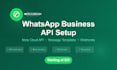 set up whatsapp business API with meta cloud API and message templates