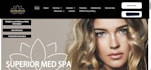 design med spa wordpress website with booking for botox and aesthetic clinics