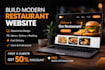 build a responsive restaurant website with menu and booking