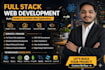 full stack website development with react and node js
