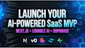 build a full stack ai saas mvp using lovable, v0, and supabase