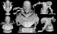 sculpt 3d realistic head bust model 3d face model 3d face sculpt for 3d printing