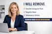 remove harmful instagram post, negative news, defamatory articles