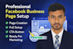 create and setup, professional  facebook business page