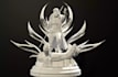 sculpt 3d fantasy warrior character,4ok warharmmer,pla,collectible statue print