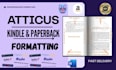 amazon kdp book formatting ingramspark formatting lulu book formatting atticus