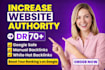 increase ahrefs domain rating DR with contextual SEO backlinks goggle ranking