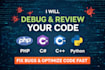 debug fix and improve your code