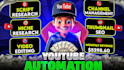 be your youtube faceless channel analyst, automation expert