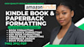 do book formatting for amazon KDP, paperback formatting