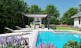 do landscape backyard design, garden, pool, pergola design, landscape architect