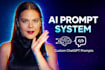 create a custom ai content system and prompt framework