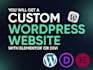 build custom wordpress website with elementor or divi